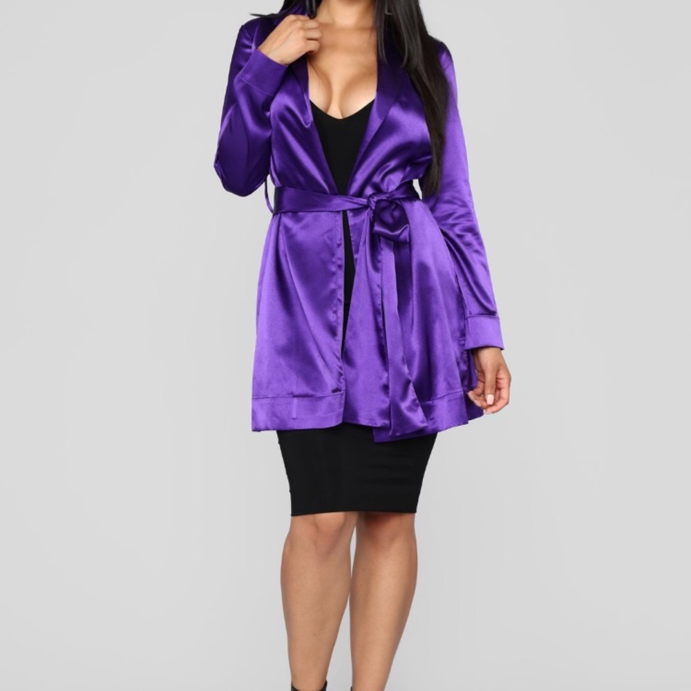 Satin Pea Coat